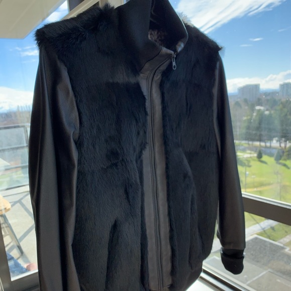 Leather Fur Jacket - Picture 3 of 16